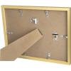 imageupsimples Certificate Frame with Clear Plexiglass 85 by 11 Picture Diploma Document Degree Frame for Wall and Tabletop Black 8 PackGold