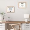 imageupsimples Certificate Frame with Clear Plexiglass 85 by 11 Picture Diploma Document Degree Frame for Wall and Tabletop Black 8 PackNatural