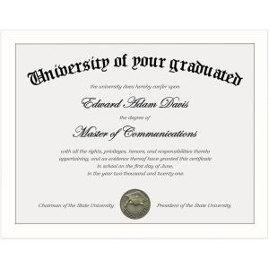imageupsimples Certificate Frame with Clear Plexiglass 85 by 11 Picture Diploma Document Degree Frame for Wall and Tabletop Black 8 PackWhite