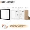 imageupsimples Diploma Frame with Clear Plexiglass 11x14 Picture Frame for Certificate Document Degree Black 1 Pack4