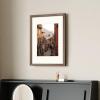 imageupsimples 12x16 Picture Frame Natural Solid Wood Picture Frames Display 85x11 with Mat or 12 x 16 Without Vertical ampamp Horizontal Wall Hanging 1 Pack BrownBrown