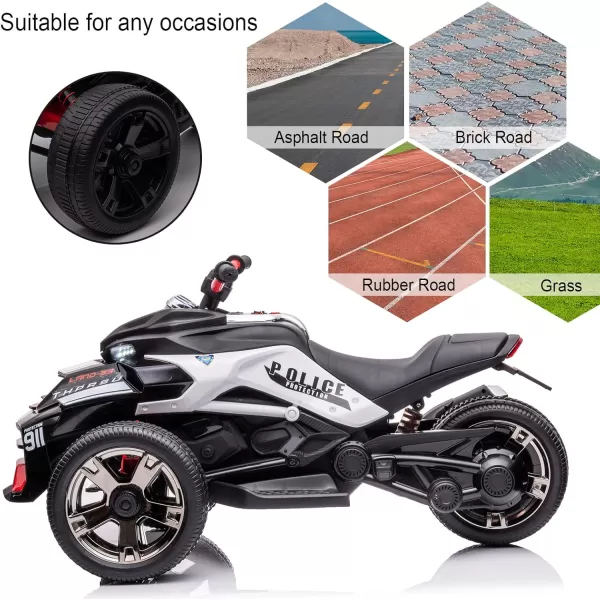 POSTACK 24V Kids ATV 3 Wheeler Kids Electric Ride on Motorcycle Rechargeable Battery Powered Kids Electric Vehicle with EVA Tire Ride on Toy for Kids Rose Pink24vblack