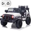 imagePOSTACK Ride on Toys for Toddlers 13 Boys Girls 12V Ride On Car with Parental Remote Control Kids Electric Vehicle Power 4 Wheels 1 Seater Battery Powered UTV Truck with Music Bluetooth PinkWhite