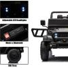 imagePOSTACK 24V Ride On Car with Remote Control 1 Seater 4WD Battery Powered Ride On UTV Toys for Toddlers Boys Girls Off Road Electric Vehicle to Drive wBluetooth LED Lights EVA Wheels Pink24v Black