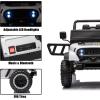 imagePOSTACK 24V Ride On Car with Remote Control 1 Seater 4WD Battery Powered Ride On UTV Toys for Toddlers Boys Girls Off Road Electric Vehicle to Drive wBluetooth LED Lights EVA Wheels Pink24v White