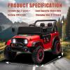 imagePOSTACK 24V Ride On Car with Remote Control 1 Seater 4WD Battery Powered Ride On UTV Toys for Toddlers Boys Girls Off Road Electric Vehicle to Drive wBluetooth LED Lights EVA Wheels Pink24v Red