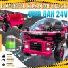 imagePOSTACK XL 24V Ride on Dump Truck Toy Ride on Construction Vehicles wElectric Dump Bed 4WD Kids Electric Car with Remote Control and Shovel 4x70W Powerful Motors YellowPink