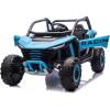 imagePOSTACK 24V 7Ah 2 Seater Ride on Car with Remote Control for Boys Girls Four Wheeler Side by Side UTV wEVA Tires 4WD2WD LED Lights 4x125W Motors BluetoothRedBlue