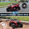 imagePOSTACK 24V 2 Seater Ride On Car with Remote Control 4WD Ride On Toys for Big Kids 4x4 Battery Powered Electric UTV for Boys Girls Off Road Truck with 3 Speeds Bluetooth PinkRed