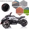 imagePOSTACK 24V Kids ATV 3 Wheeler Ride on Motorcycle Battery Powered Electric Bike Vehicle Ride on Toy Car for Toddler Boys Girls with Musi LED Light Blue24vblack