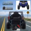 imagePOSTACK 12 Volt Battery Powered Ride On Car with Remote Control Ride On UTV Toys for Toddlers Boys Girls Off Road Electric Vehicle Kids to Drive with Bluetooth LED Lights 3 Speeds Music BlueBlue