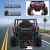 imagePOSTACK 12 Volt Battery Powered Ride On Car with Remote Control Ride On UTV Toys for Toddlers Boys Girls Off Road Electric Vehicle Kids to Drive with Bluetooth LED Lights 3 Speeds Music BlueRed