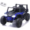 imagePOSTACK 12 Volt Battery Powered Ride On Car with Remote Control Ride On UTV Toys for Toddlers Boys Girls Off Road Electric Vehicle Kids to Drive with Bluetooth LED Lights 3 Speeds Music BlueBlue