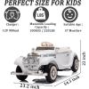 imagePOSTACK 24V 8Ah Ride on Toy for Big Kids Classic Ride on Mercedes Benz Kids Car to Drive 4WD ParentsChild Sports Car for Toddlers Boys Girls with Light Storage Trunk WhiteWhite