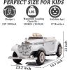 imagePOSTACK 24V 8Ah Ride on Toy for Big Kids Classic Ride on Mercedes Benz Kids Car to Drive 4WD ParentsChild Sports Car for Toddlers Boys Girls with Light Storage Trunk WhiteWhite