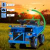 imagePOSTACK 12V Ride On Construction TruckBattery Powered Ride On Car with Remote Control Kids Electric Vehicle with Shovel Speaker Bluetooth MusicBoys Girls Gift 3 SpeedsBlue12v Blue