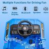 imagePOSTACK 12V Ride On Construction TruckBattery Powered Ride On Car with Remote Control Kids Electric Vehicle with Shovel Speaker Bluetooth MusicBoys Girls Gift 3 SpeedsBlue12v Blue