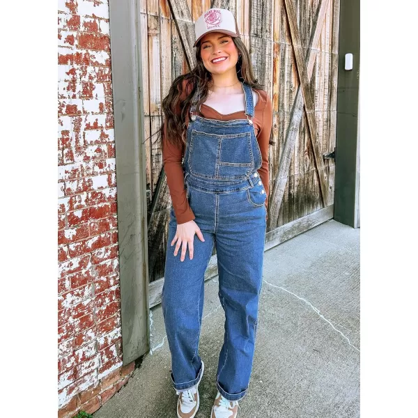 luvamia Overalls Women Loose Fit Denim Bib Baggy Overall Jumpsuit Straight Wide Leg Stretchy Jean Pants FashionA1 Quiet Harbor