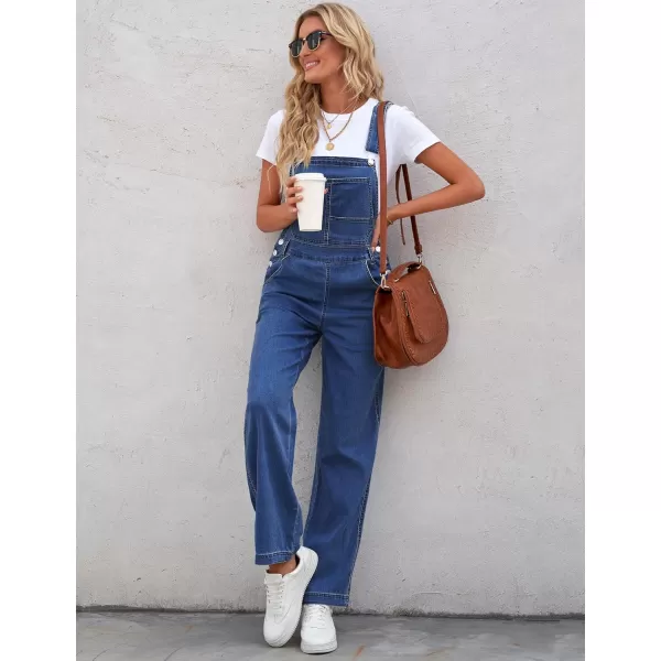 luvamia Overalls Women Loose Fit Denim Bib Baggy Overall Jumpsuit Straight Wide Leg Stretchy Jean Pants FashionReef Blue