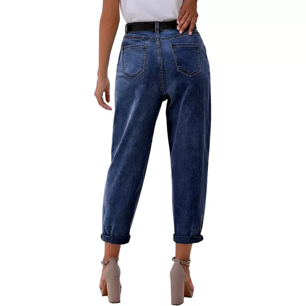 luvamia Mom Jeans for Women Trendy High Waisted Stretchy Loose Jeans for Women Denim PantsA Lapis Loft