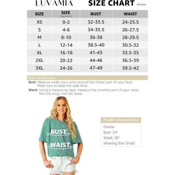 luvamia 2024 Blouses for Women Dressy Casual Floral Boho Babydoll Flowy Tops Summer Short Bell Sleeves ShirtsGreen Floral