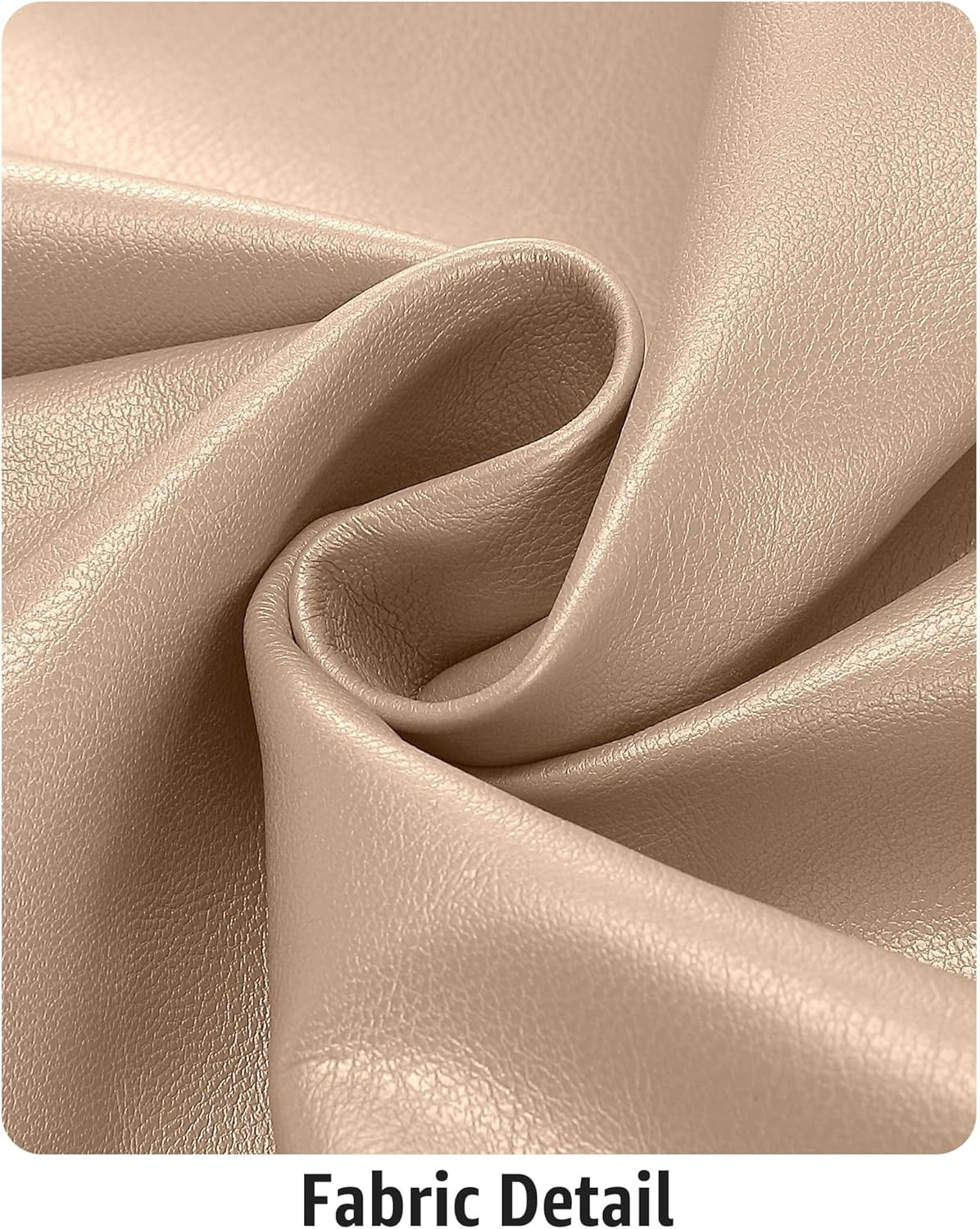 luvamia Shorts for Women Faux Leather Skorts High Waisted PU Leather Shorts Elastic Waist Ruched Wrap Skorts SkirtsBeige