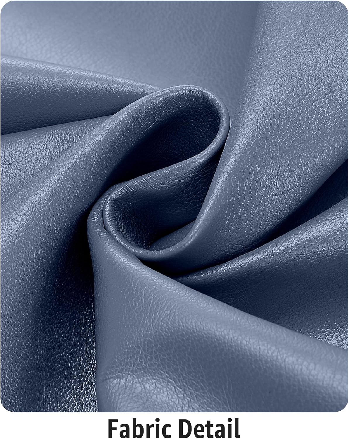 luvamia Shorts for Women Faux Leather Skorts High Waisted PU Leather Shorts Elastic Waist Ruched Wrap Skorts SkirtsBlue Gray