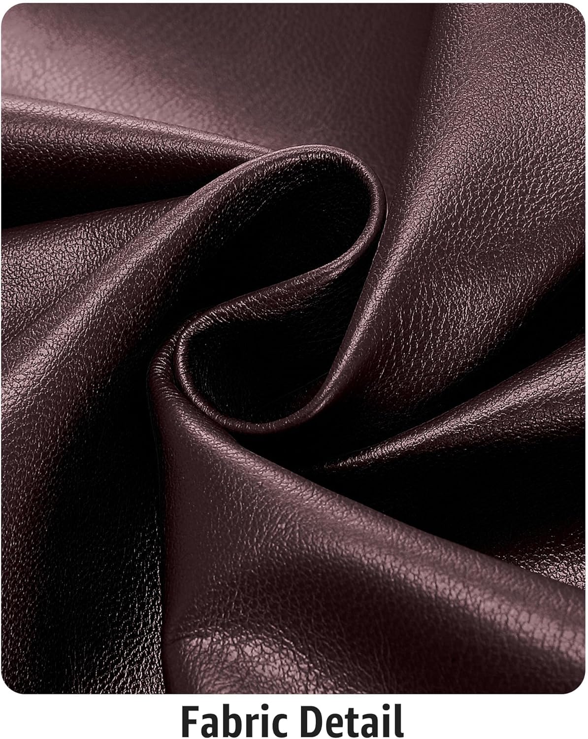 luvamia Shorts for Women Faux Leather Skorts High Waisted PU Leather Shorts Elastic Waist Ruched Wrap Skorts SkirtsChocolate Brown