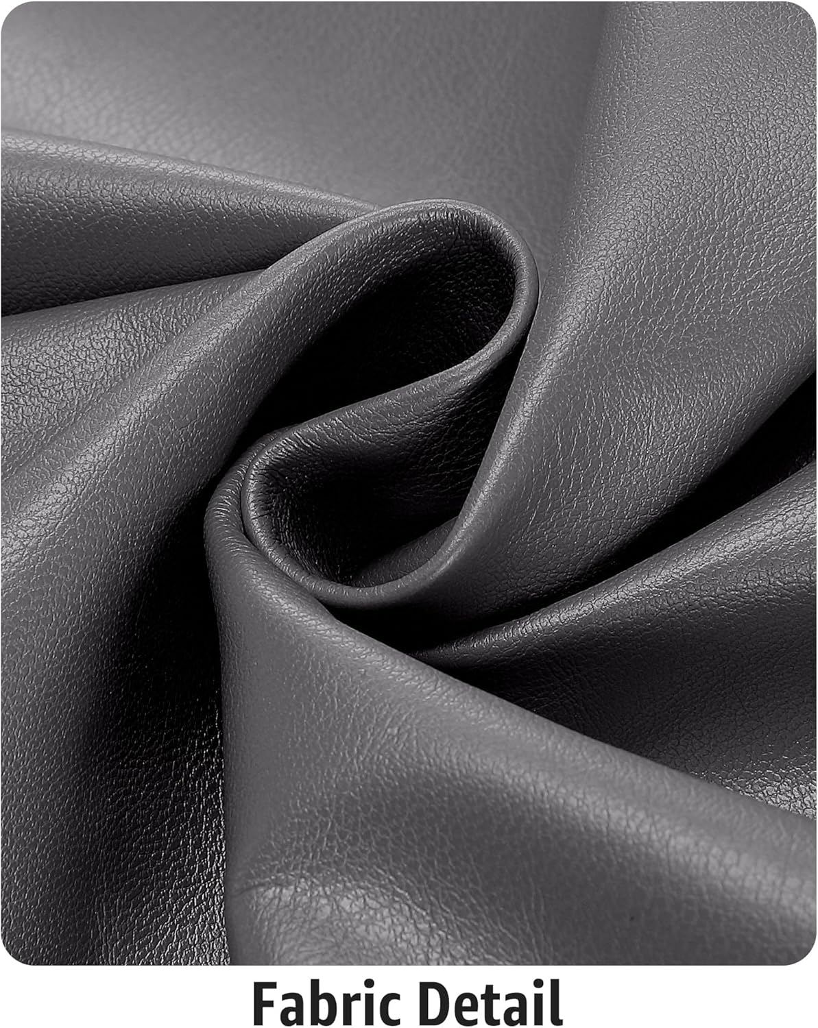 luvamia Shorts for Women Faux Leather Skorts High Waisted PU Leather Shorts Elastic Waist Ruched Wrap Skorts SkirtsDark Gray