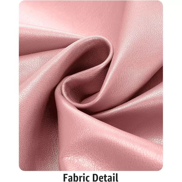 luvamia Shorts for Women Faux Leather Skorts High Waisted PU Leather Shorts Elastic Waist Ruched Wrap Skorts SkirtsDusty Pink