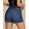 imageluvamia Jean Skorts for Woman Trendy High Waisted Stretchy Denim Skirt with Shorts Y2K Mini Skort Skirts Country ConcertDarkness Blue