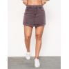 imageluvamia Jean Skorts for Woman Trendy High Waisted Stretchy Denim Skirt with Shorts Y2K Mini Skort Skirts Country ConcertPecan Brown