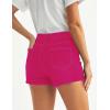 imageluvamia Jean Shorts for Women High Waisted Distressed Stretchy Denim Shorts Ripped Raw Hem Summer Casual Cut Off ShortsHot Pink