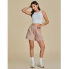 imageluvamia Sweat Shorts for Women High Waisted Pull On Side Zip Casual Lounge Cotton Summer Athleisure Shorts with PocketsPorpoise