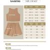 imageluvamia Linen Short Sets for Women Two Piece Matching Casual Sleeveless Tank Top and High Waisted Shorts Summer OutfitsLatte