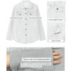 imageluvamia 2025 Jean Jackets for Women Fashion Denim Jacket Western Oversized Shacket Jacket Button Up with PocketsOffwhite