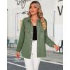 imageluvamia 2025 Spring Jean Jackets for Women Fashion Oversized Button Down Denim Jacket Western Shacket Jacket with PocketsElm Green
