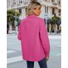 imageluvamia 2025 Spring Jean Jackets for Women Fashion Oversized Button Down Denim Jacket Western Shacket Jacket with PocketsHot Pink
