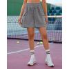 imageluvamia Sweat Shorts for Women High Wasited Baggy Cargo Pull On Elastic Waist Sport Athletic Summer Lounge Comfy ShortsDark Heather Grey