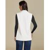 imageluvamia Long Vest for Women 2025 Spring Business Casual Sleeveless Open Front Blazers Suit Vests Top Pockets Work OfficeCream White
