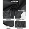 imageluvamia Shorts for Women High Waisted Dressy Casual Summer Elastic Waist Comfy Rolled Hem Stretch Twill Pocket ShortsGray