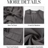 imageluvamia Linen Vest for Women Trendy Sleeveless Tie Front Tops Summer Casual Top Waistcoat Suit Vests with PocketsDark Gray