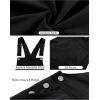 imageluvamia Corduroy Overalls for Women Loose Fit Baggy Straight Casual Adjustable Straps Bib Jumpsuit Overalls with PocketsBlack