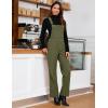 imageluvamia Corduroy Overalls for Women Loose Fit Baggy Straight Casual Adjustable Straps Bib Jumpsuit Overalls with PocketsOlive Green