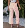 imageluvamia Striped Jeans for Women Trendy High Waisted Cropped Wide Leg Pants Stretchy Denim Patch Pocket Pinstripe PantsOrange