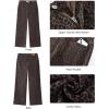 image:imageluvamia Wide Leg Jeans for Women High Waisted Leopard Cheetah Print Stretch Cropped Denim Pants Patch Pocket Flare JeansMini Brown Leopard