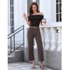image:imageluvamia Wide Leg Jeans for Women High Waisted Leopard Cheetah Print Stretch Cropped Denim Pants Patch Pocket Flare JeansMini Brown Leopard