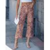 image:imageluvamia Wide Leg Jeans for Women High Waisted Leopard Cheetah Print Stretch Cropped Denim Pants Patch Pocket Flare JeansPink Leopard