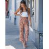 image:imageluvamia Wide Leg Jeans for Women High Waisted Leopard Cheetah Print Stretch Cropped Denim Pants Patch Pocket Flare JeansPink Leopard