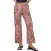 image:imageluvamia Wide Leg Jeans for Women High Waisted Leopard Cheetah Print Stretch Cropped Denim Pants Patch Pocket Flare JeansPink Leopard